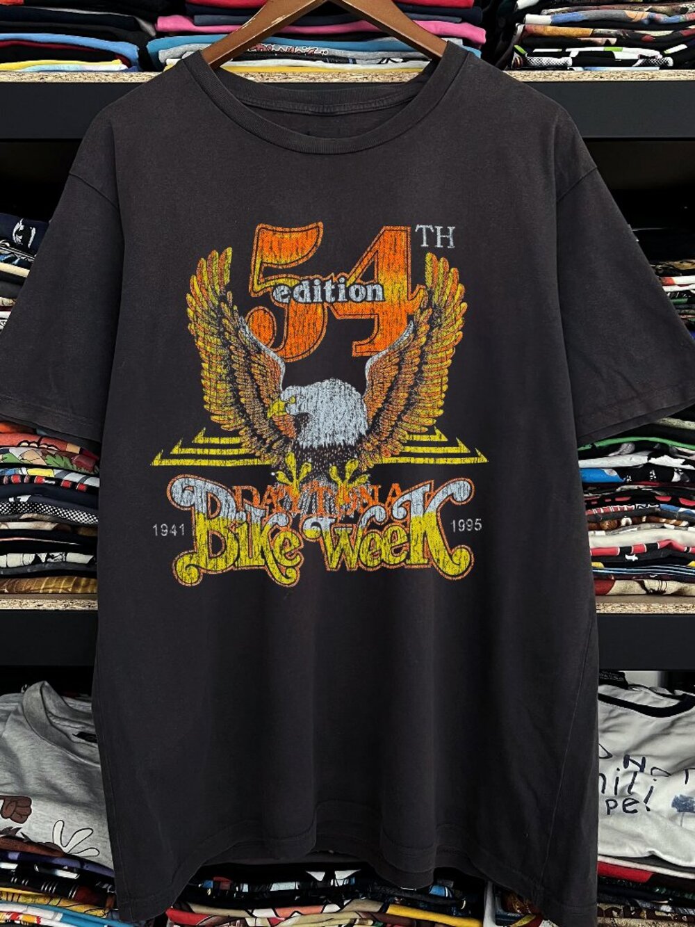 Eagle Bike Week Washed Black Tee